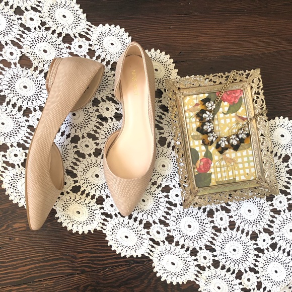 Nine West | Snakeskin D’Orsay Flats 8 - Picture 8 of 8